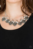 Very Valentine - Silver Paparazzi Necklace