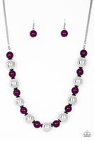 Top Pop - Purple Paparazzi Necklace