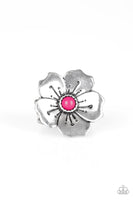 Boho Blossom - Pink Paparazzi Ring