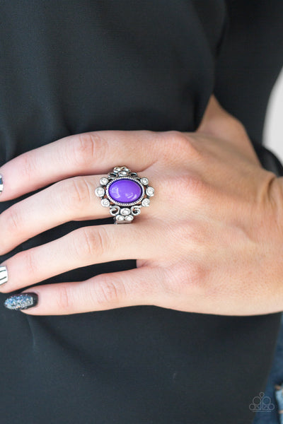 Noticeably Notable - Purple Paparazzi Ring