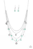Classic Class Act - Blue Dainty Necklace