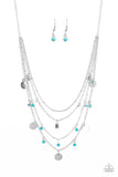 Classic Class Act - Blue Dainty Necklace