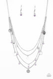 Classic Class Act - Purple Dainty Necklace