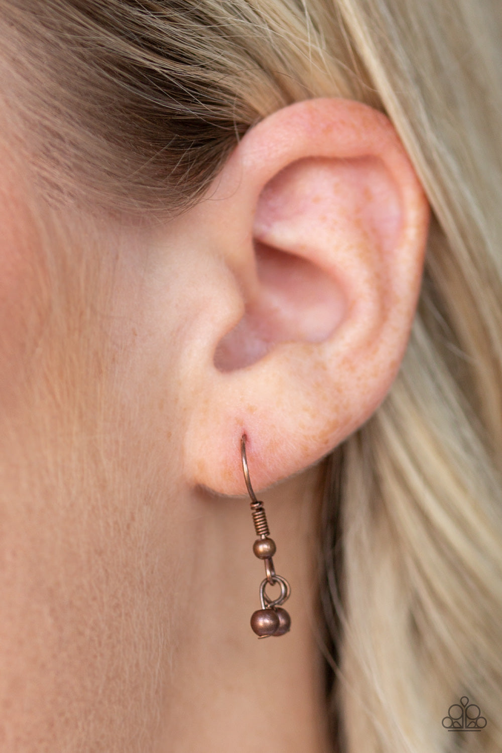 Keep Your Eye On The Pendulum - Copper Paparazzi Necklace
