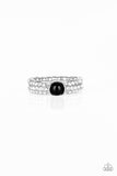 Brighten Your Day - Black Paparazzi Ring