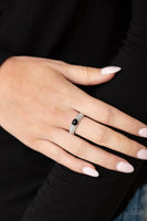 Brighten Your Day - Black Paparazzi Ring