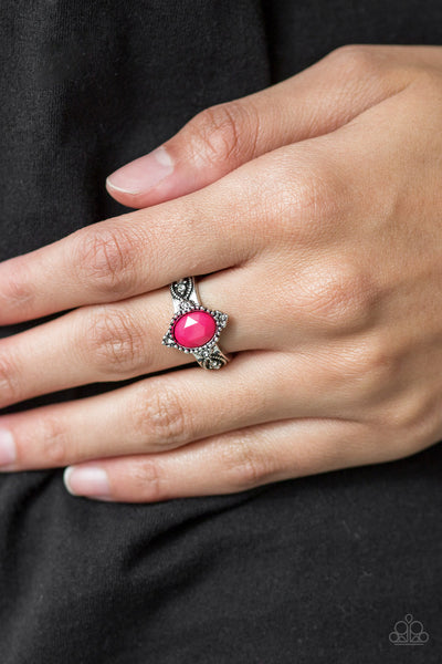 Pricelessly Princess - Pink Paparazzi Ring