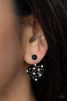 Star-Studded Success - Black Paparazzi Double-Sided Earrings