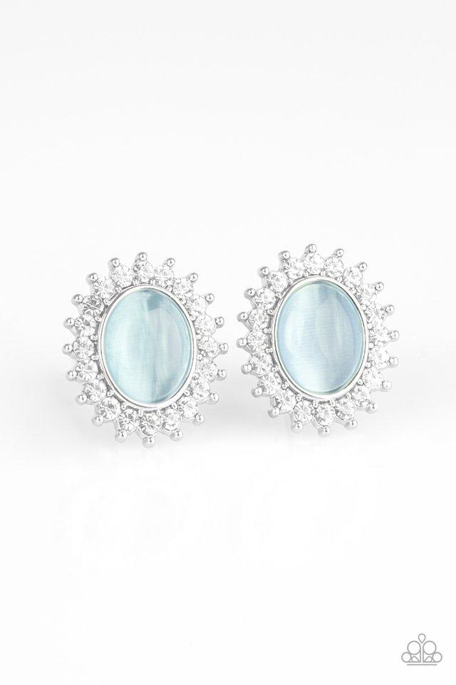 Hey There, Gorgeous Blue Paparazzi Earrings