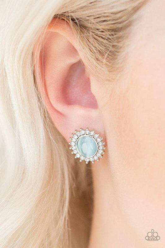 Hey There, Gorgeous Blue Paparazzi Earrings