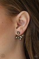 A Force To BEAM Reckoned With - Brass Paparazzi Double-Sided Earrings