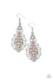 Sprinkle On The Sparkle - Brown Paparazzi Earrings