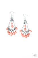 Malibu Sunset - Orange Paparazzi Earrings