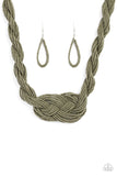 A Standing Ovation Green Paparazzi Necklace