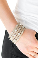 Rhinestone Reputation - Brown Paparazzi Bracelet
