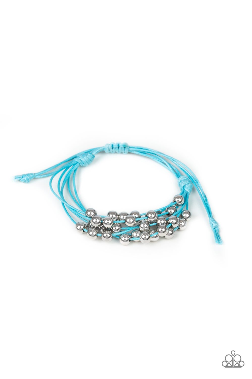 Without Skipping A BEAD Blue Paparazzi Bracelet