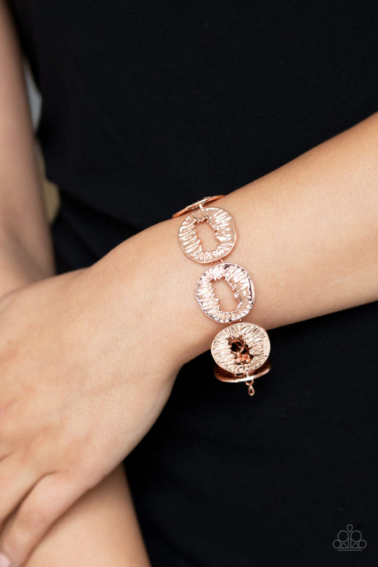 Cut It Out! - Copper Paparazzi Bracelet