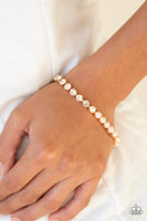 Out Like A SOCIALITE - Gold Paparazzi Bracelet
