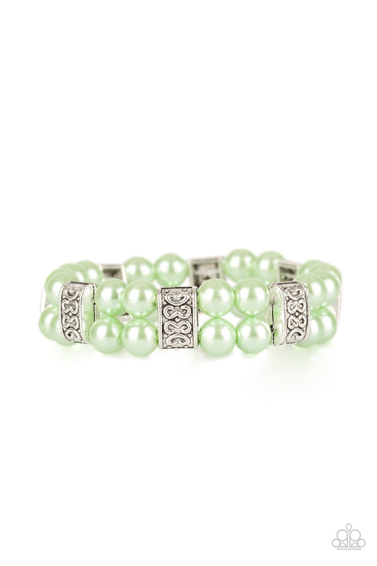 Time After TIMELESS - Green Paparazzi Bracelet