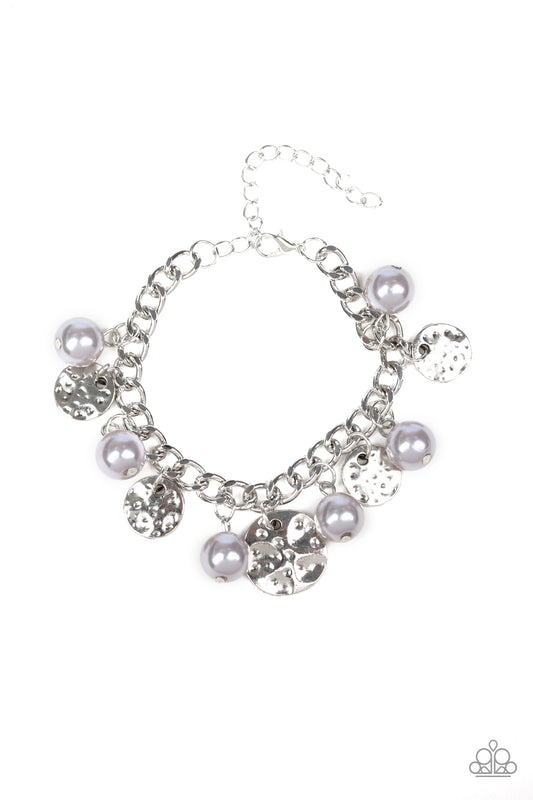 SEA In A New Light - Silver Paparazzi Bracelet