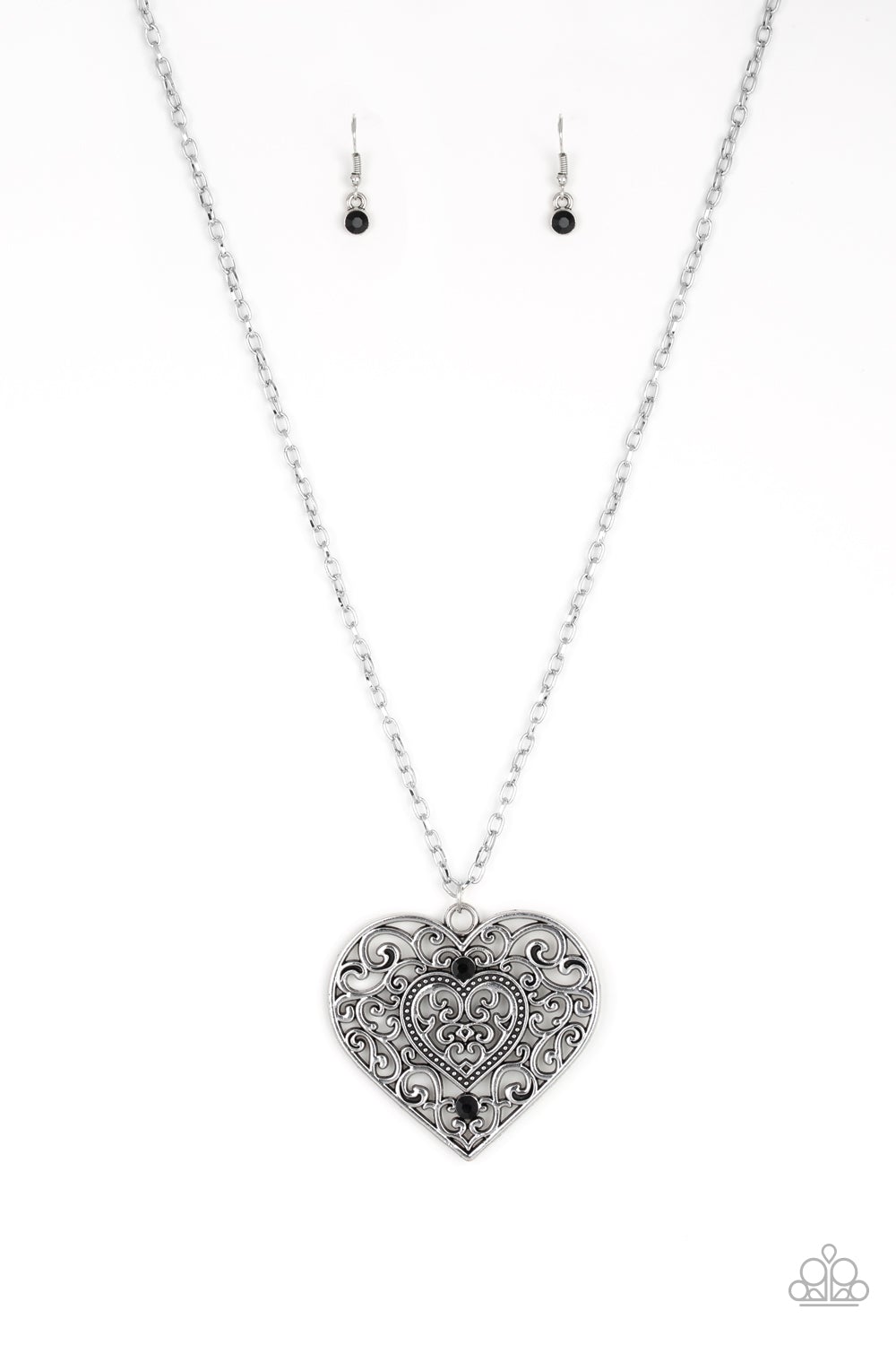 Classic Casanova Black Paparazzi Necklace