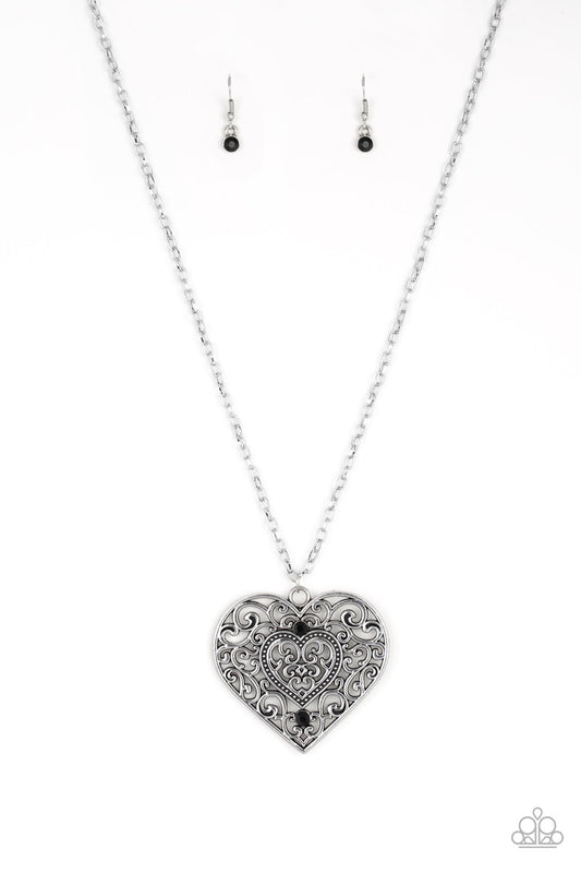 Classic Casanova Black Paparazzi Necklace