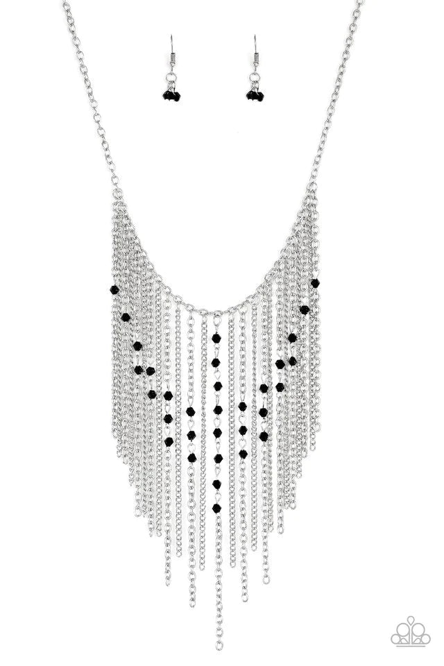 First Class Fringe Black Paparazzi Necklace