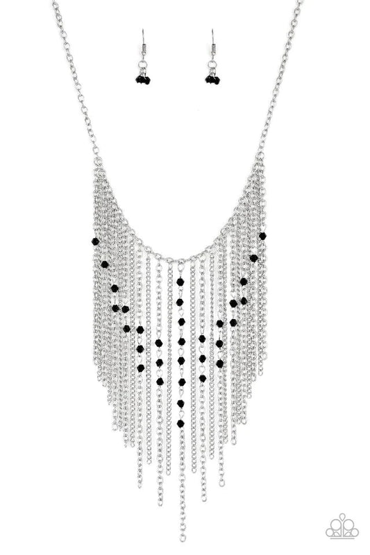First Class Fringe Black Paparazzi Necklace