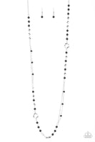 Really refined top black necklace