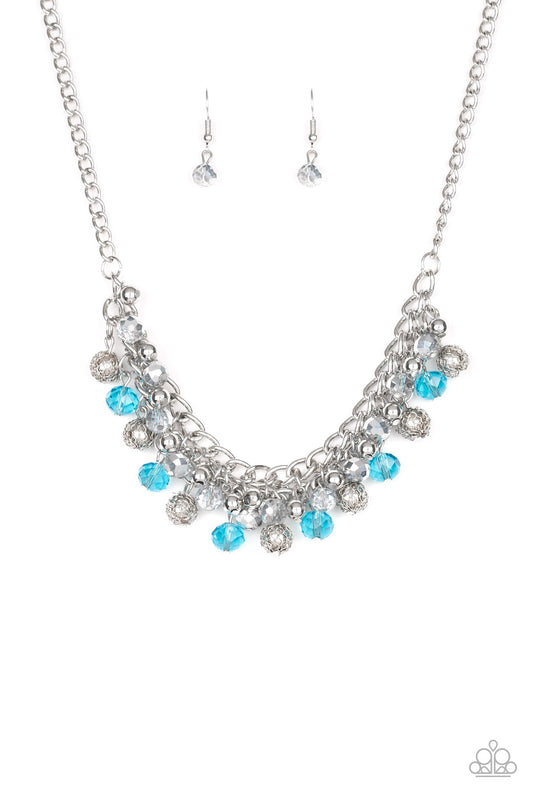 Party Spree - Blue Paparazzi Necklace