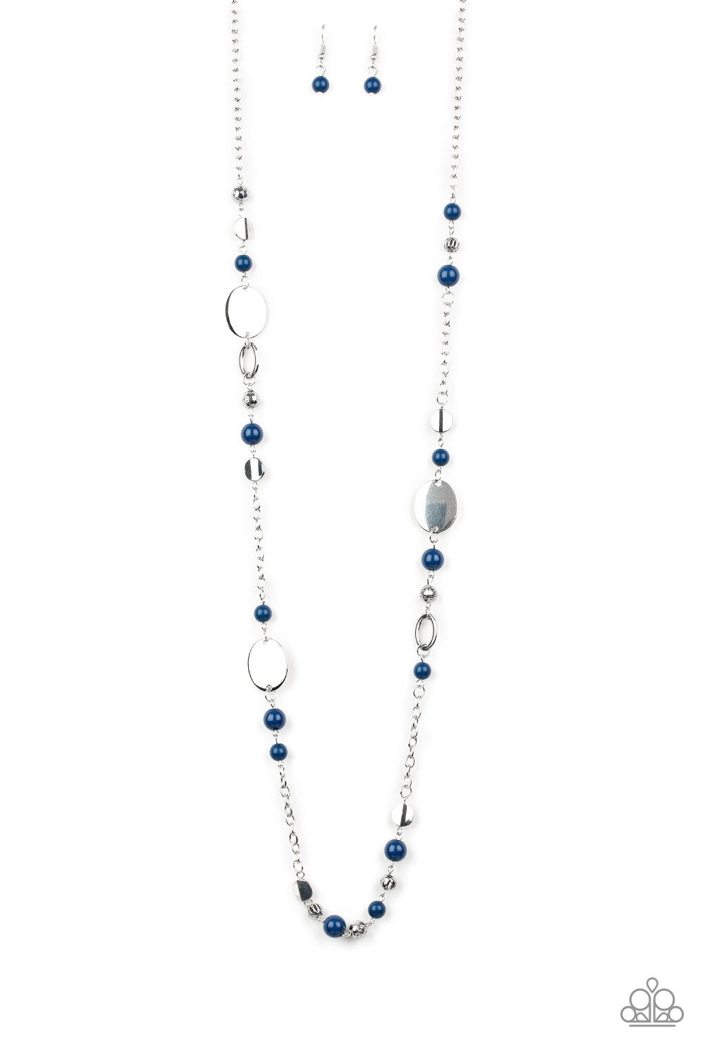 Serenely Springtime Blue Paparazzi Necklace