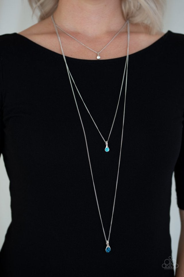 Crystal Chic Blue Paparazzi Necklace