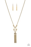 Confidently Cleopatra Brass Paparazzi Necklace