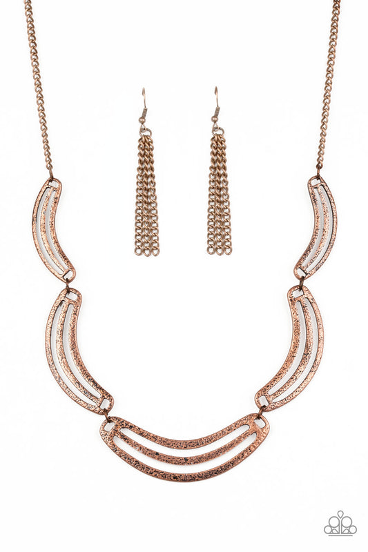 Palm Springs Pharaoh - Copper Paparazzi Necklace