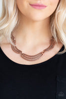 Palm Springs Pharaoh - Copper Paparazzi Necklace