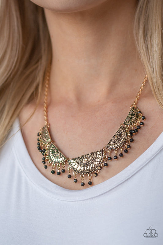 Boho Baby - Gold Paparazzi Necklace
