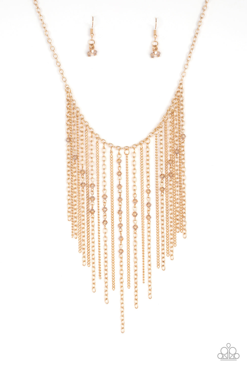 First Class Fringe - Gold Paparazzi Necklace