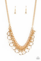 Ring Leader Radiance - Gold Paparazzi Necklace