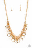 Ring Leader Radiance - Gold Paparazzi Necklace