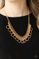 Ring Leader Radiance - Gold Paparazzi Necklace