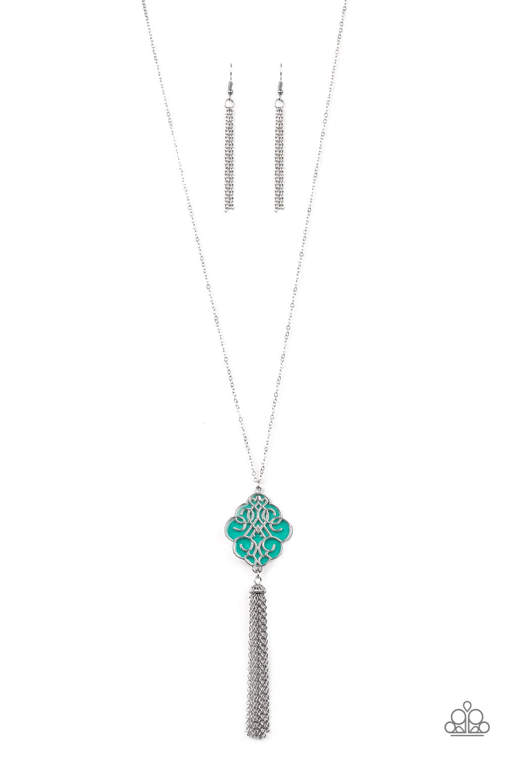 Malibu Mandala - Green Paparazzi Necklace