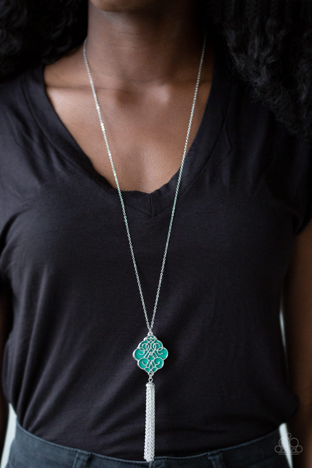Malibu Mandala - Green Paparazzi Necklace