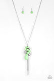 Its A Celebration - Green Paparazzi Necklace