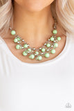 Seaside Soiree - Green Paparazzi Necklace