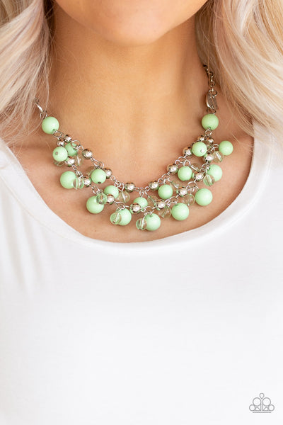 paparazzi | Jewelry | Gracefully Gemstone Green Paparazzi Necklace |  Poshmark