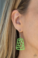 Powerful Prowl - Green Paparazzi Necklace