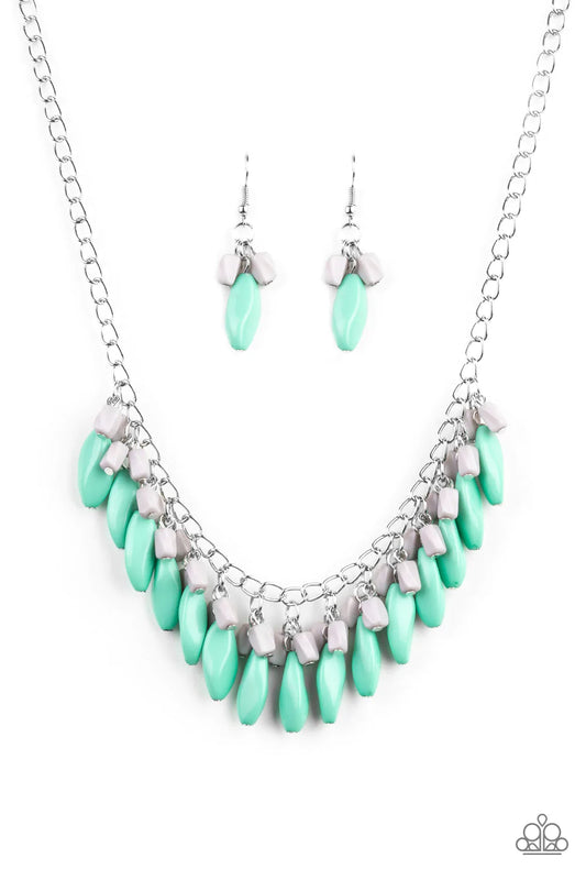 Bead Binge - Green Paparazzi Necklace