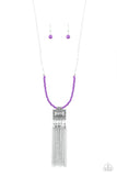 Mayan Masquerade - Purple Paparazzi Necklace