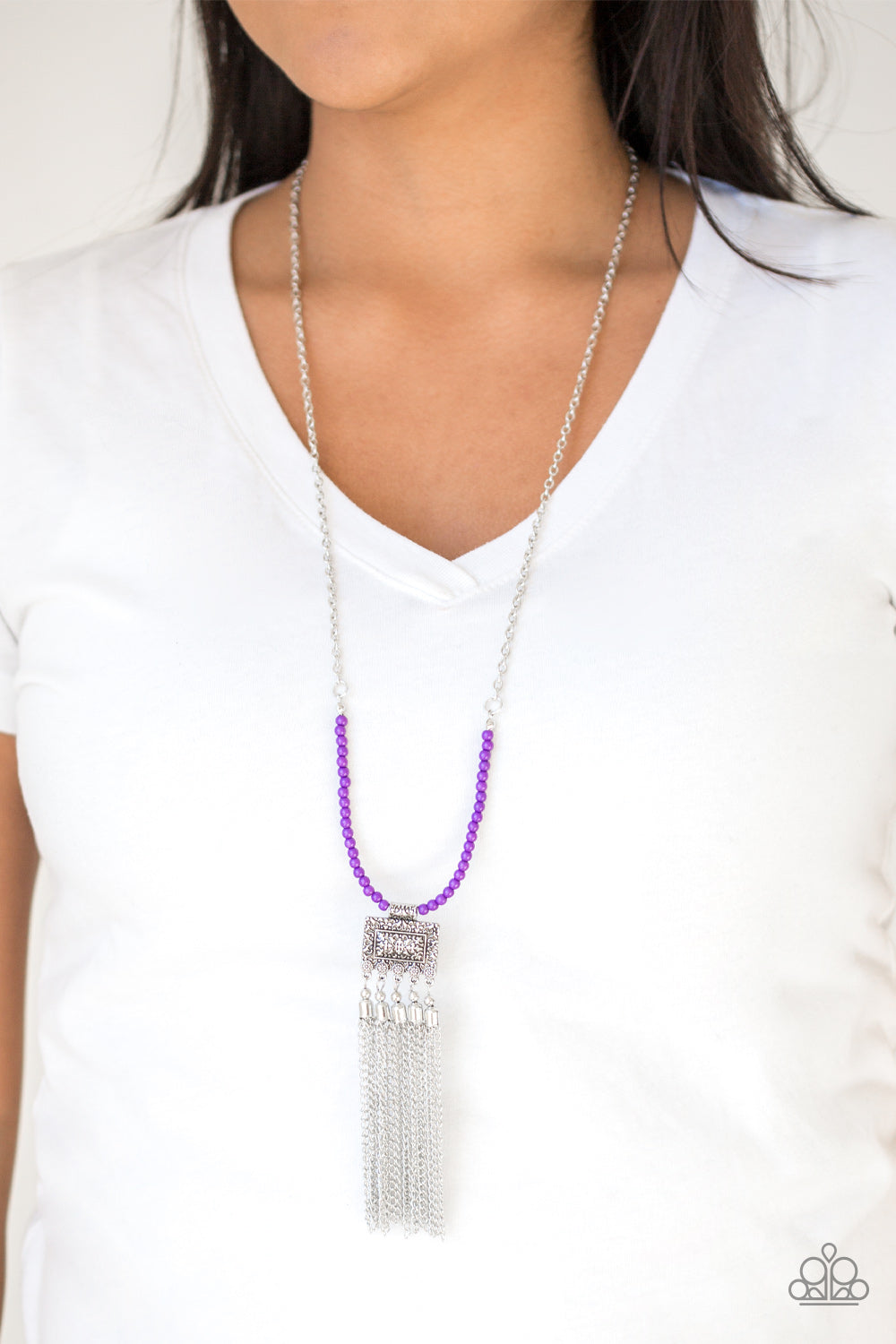 Mayan Masquerade - Purple Paparazzi Necklace