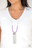 Mayan Masquerade - Purple Paparazzi Necklace